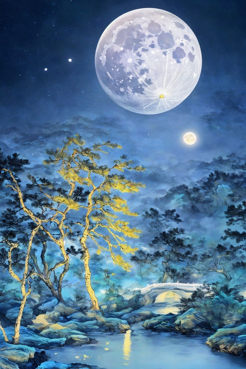 Best quality, 8k, cg,moon