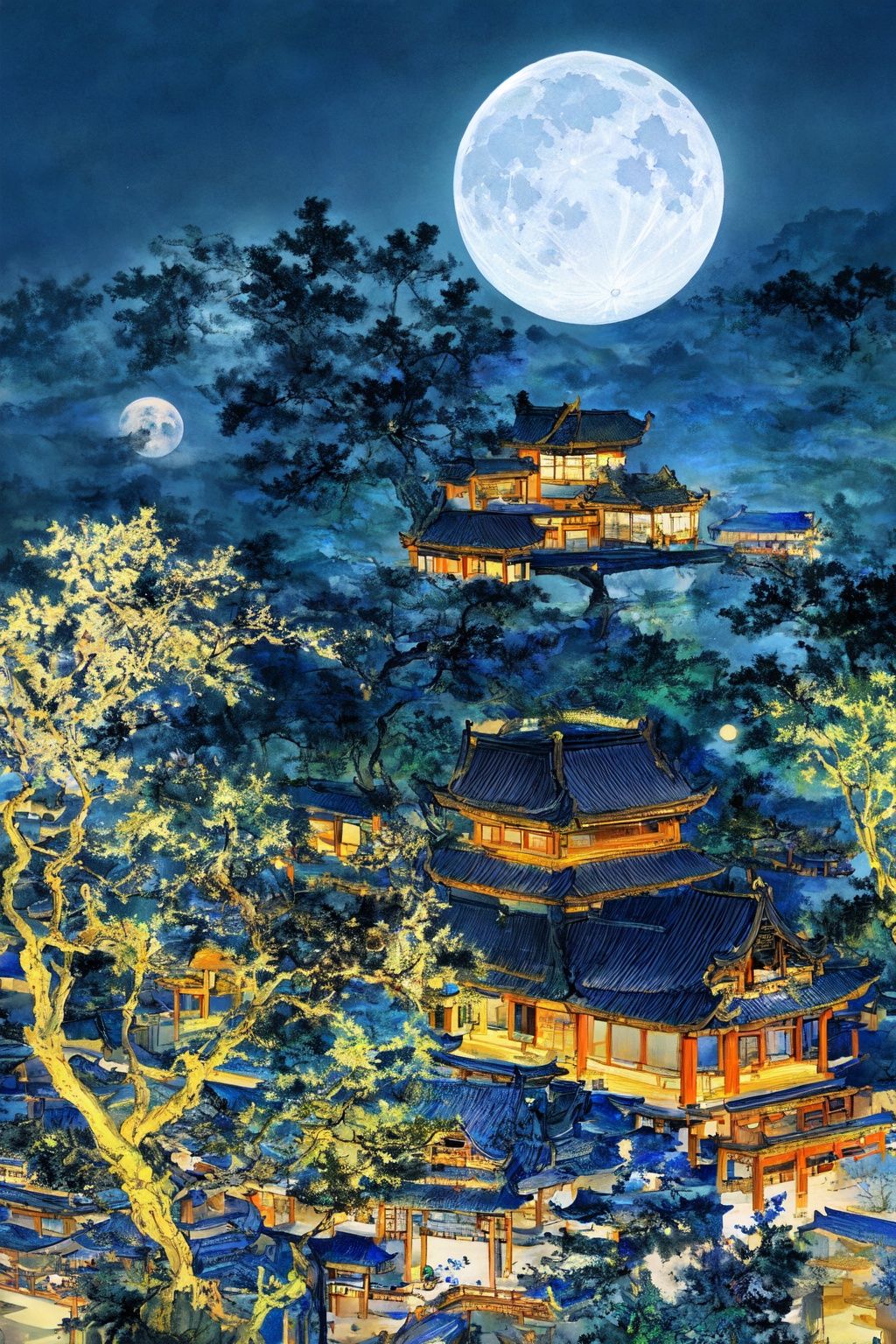 Best quality, 8k, cg,moon