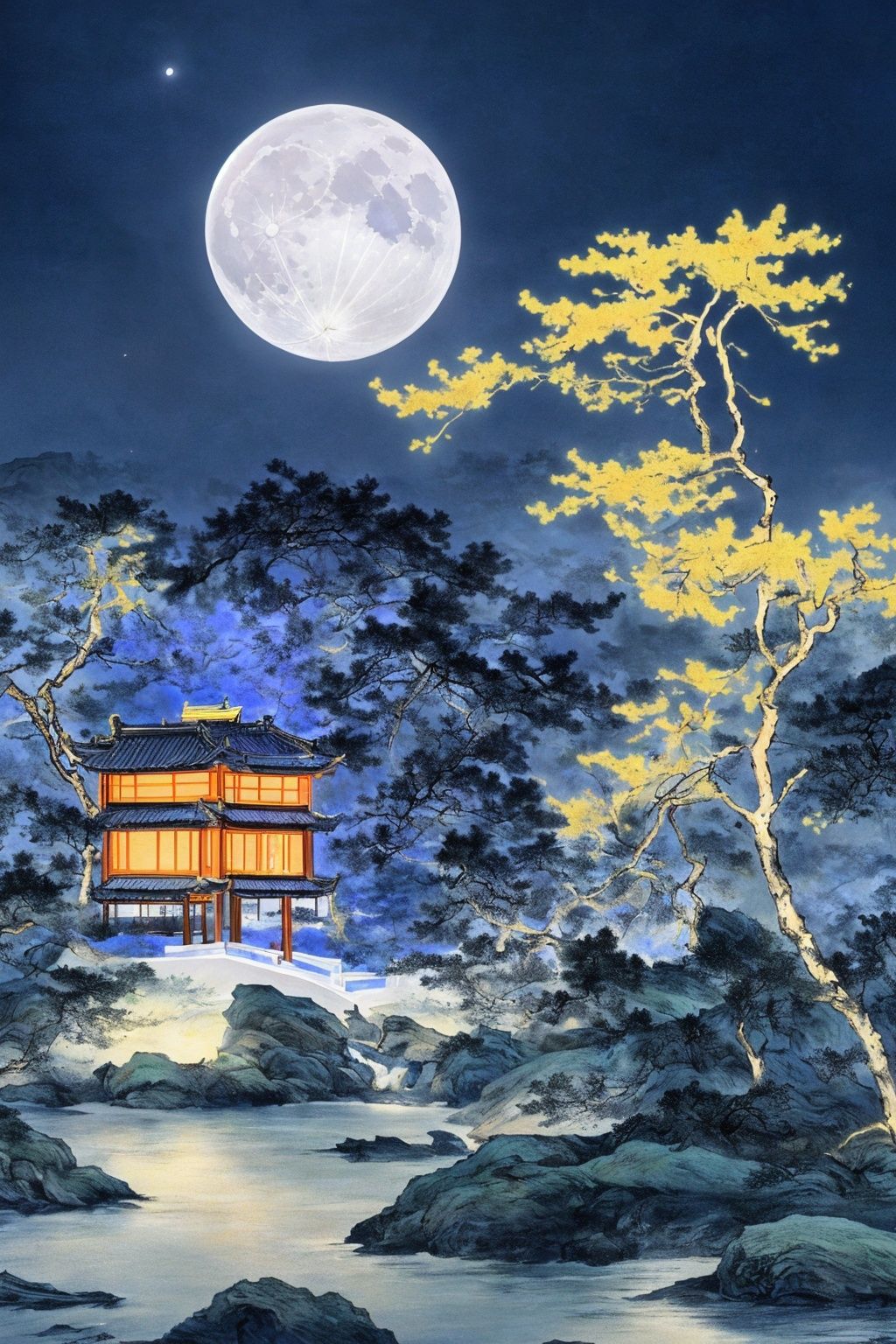 Best quality, 8k, cg,moon