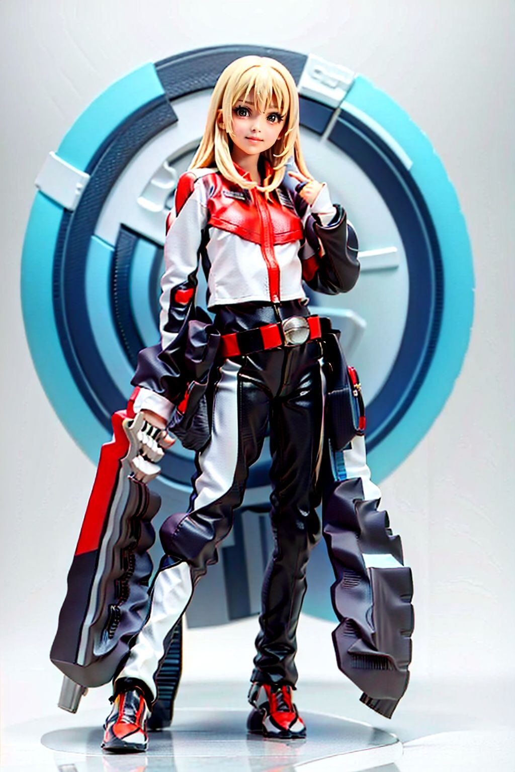 (masterpiece:1.3), (the best quality:1.2), (super fine illustrations:1.2), (Masterpiece), high quality, high detail,((white background:1.2)), looking at viewer, (SOLO:1.4),outline,,simple background,uniform, red jacket, belt, jacket