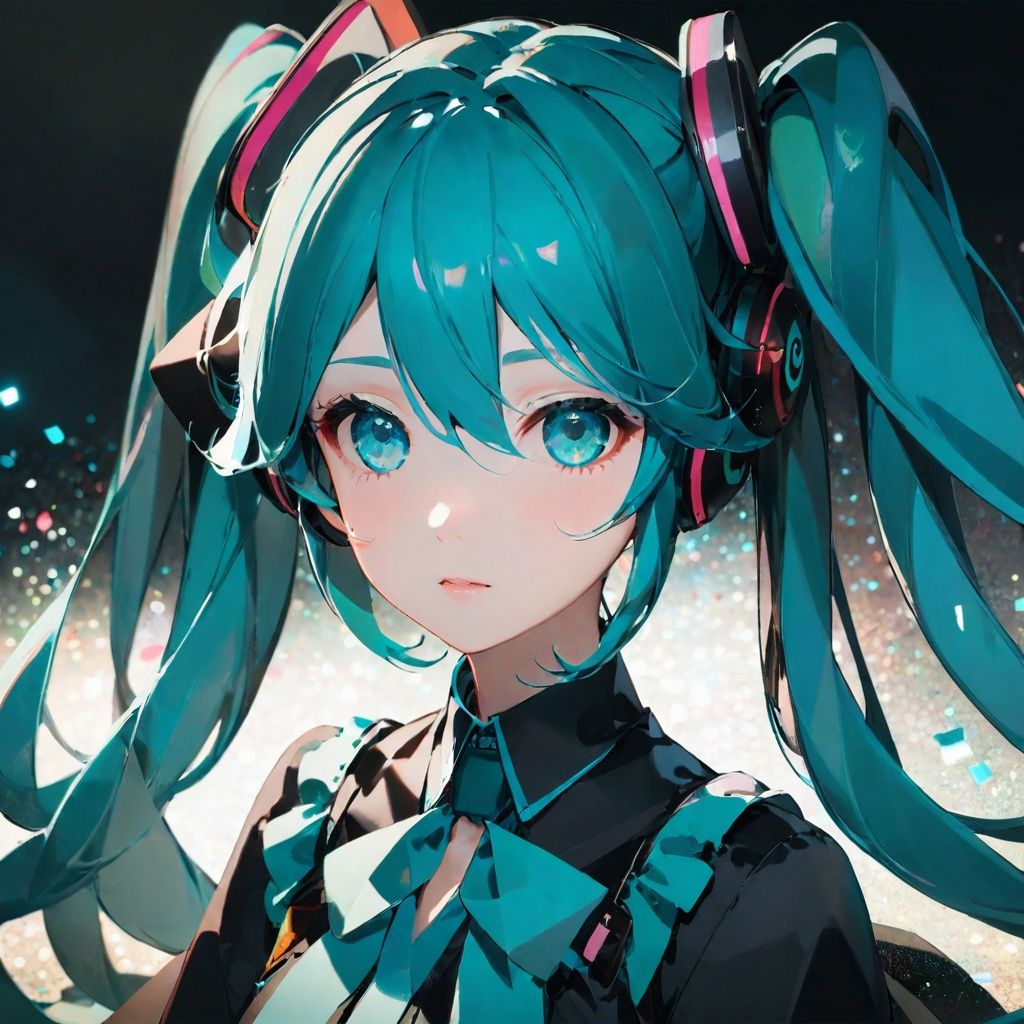 (best quality),((masterpiece)),(highres),original,extremely detailed 8K wallpaper,(an extremely delicate and beautiful),anime,miku