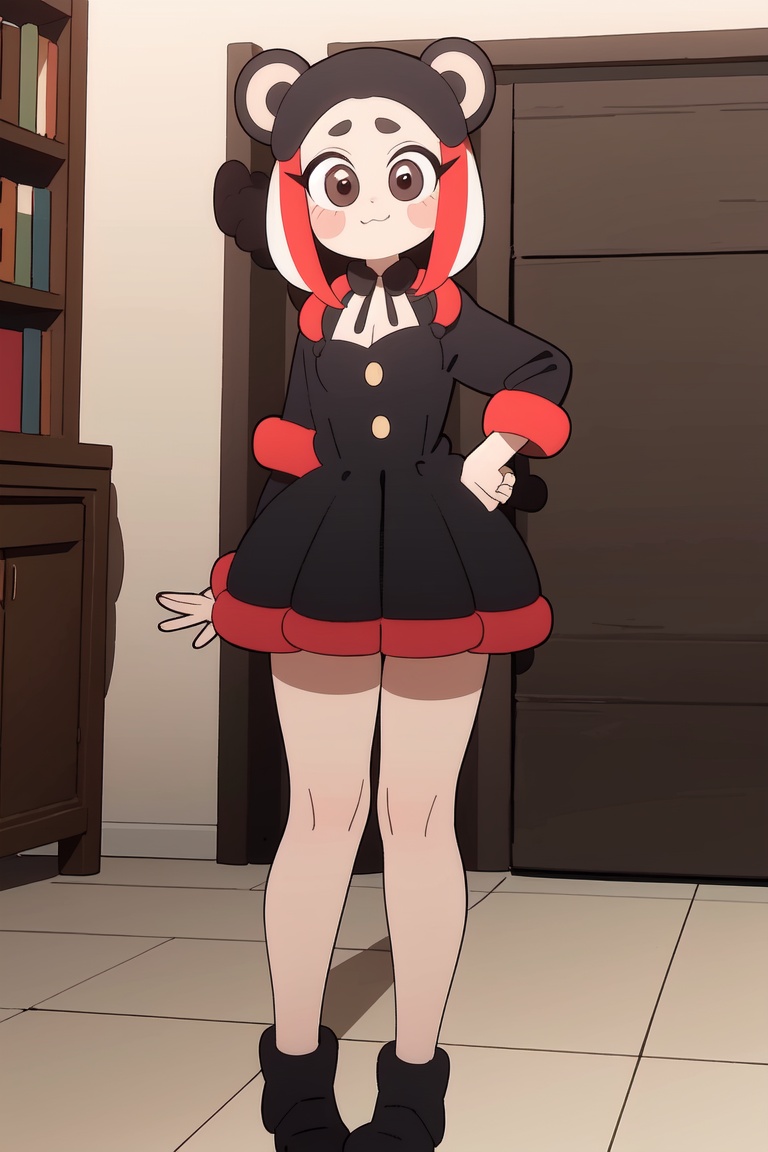 AGGA_ST010,  girl dressed as a bear on Tensor.Art