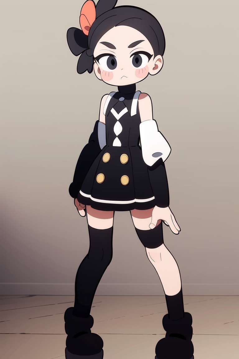 Marley_PKM,  hair bow,  gothic dress on Tensor.Art