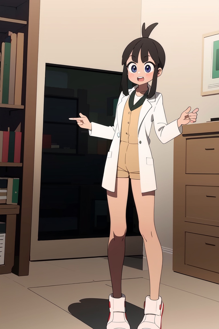 AGGA_ST010,  girl dressed as a scientist on Tensor.Art