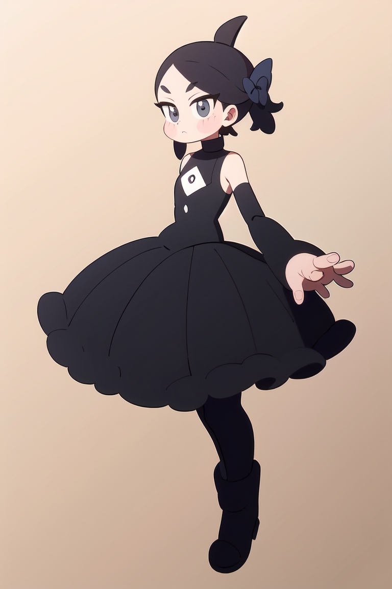Marley_PKM,  hair bow,  gothic dress on Tensor.Art