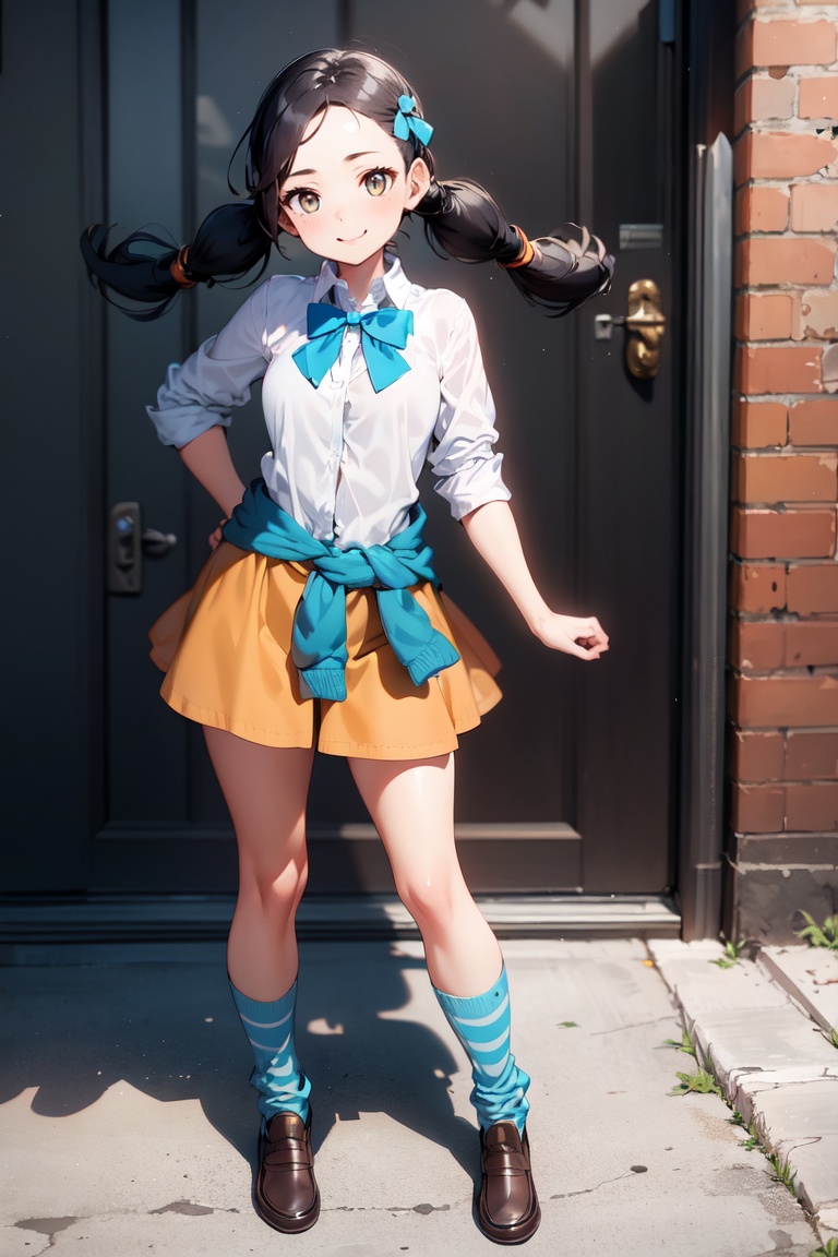 candice,  twintails,  bowtie on Tensor.Art