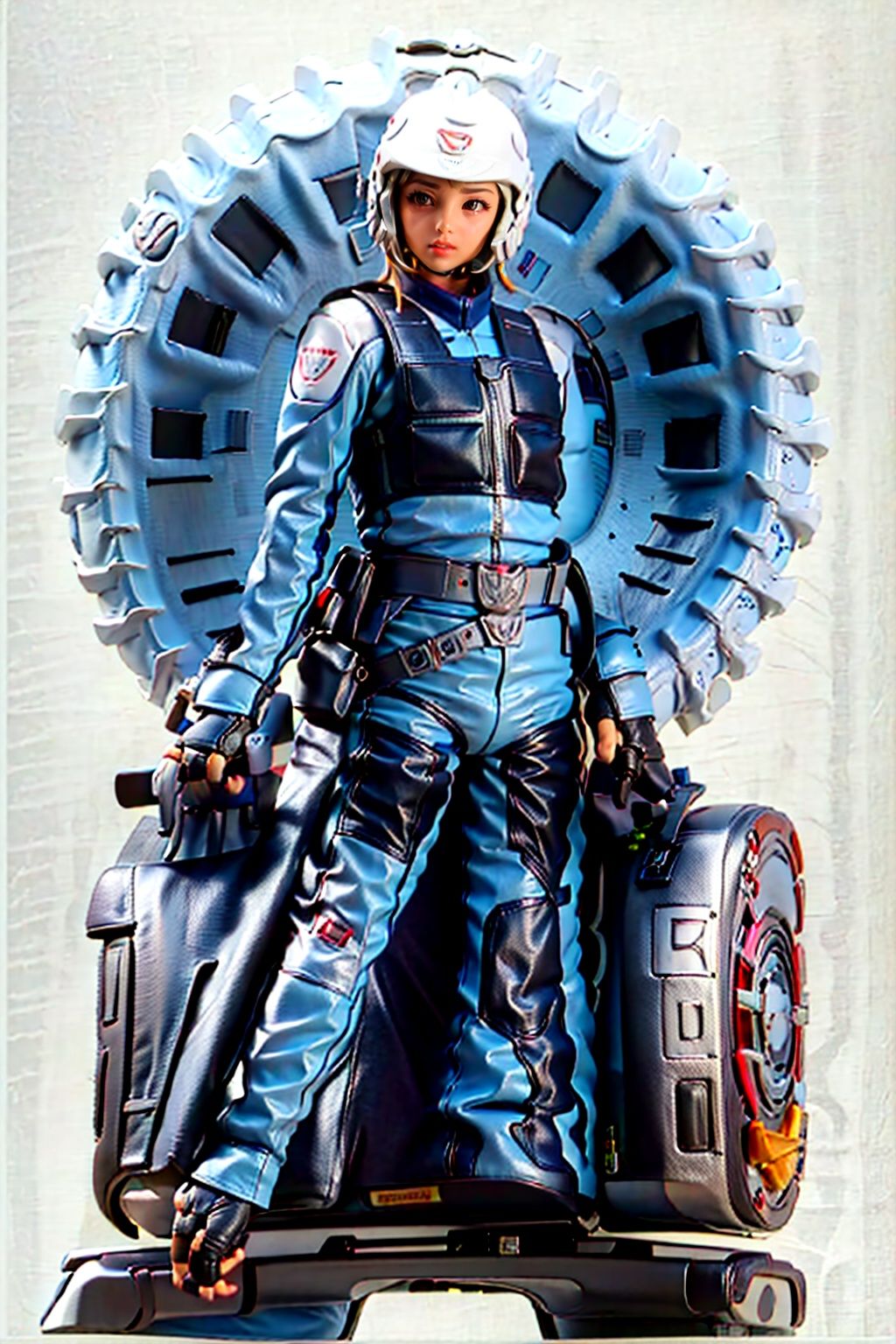 (masterpiece:1.3), (the best quality:1.2), (super fine illustrations:1.2), (Masterpiece), high quality, high detail,((white background:1.2)), looking at viewer, (SOLO:1.4),outline,,simple background,police belt, suit, police uniform, armor, uniform, fingerless gloves, logo, jacket,helmet,belt