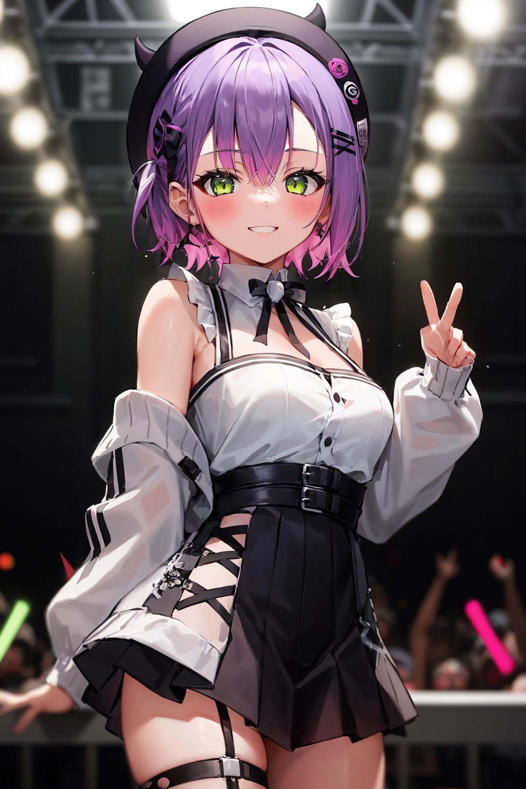 1girl,  solo,  (rave on Tensor.Art