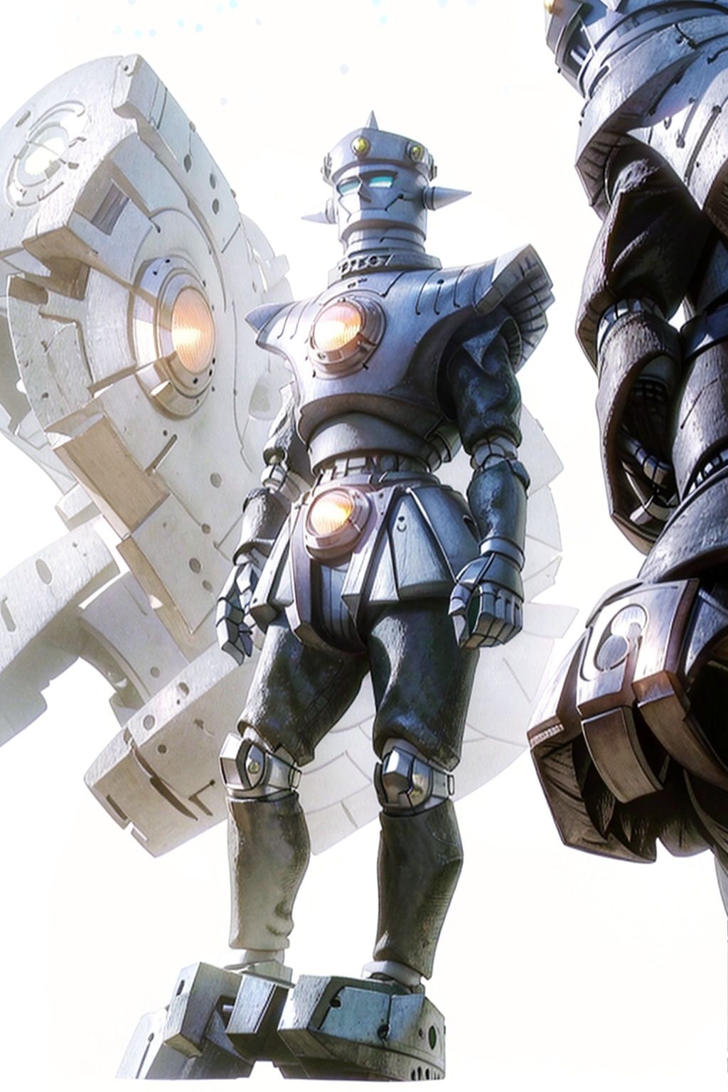 (masterpiece:1.3), (the best quality:1.2), (super fine illustrations:1.2), (Masterpiece), high quality, high detail,((white background:1.2)), looking at viewer, (SOLO:1.4),outline,,simple background, datiekuai,robot,mecha, pauldrons, helmet, shoulder armor, gauntlets, full armor,armor, giant, horns,spiked