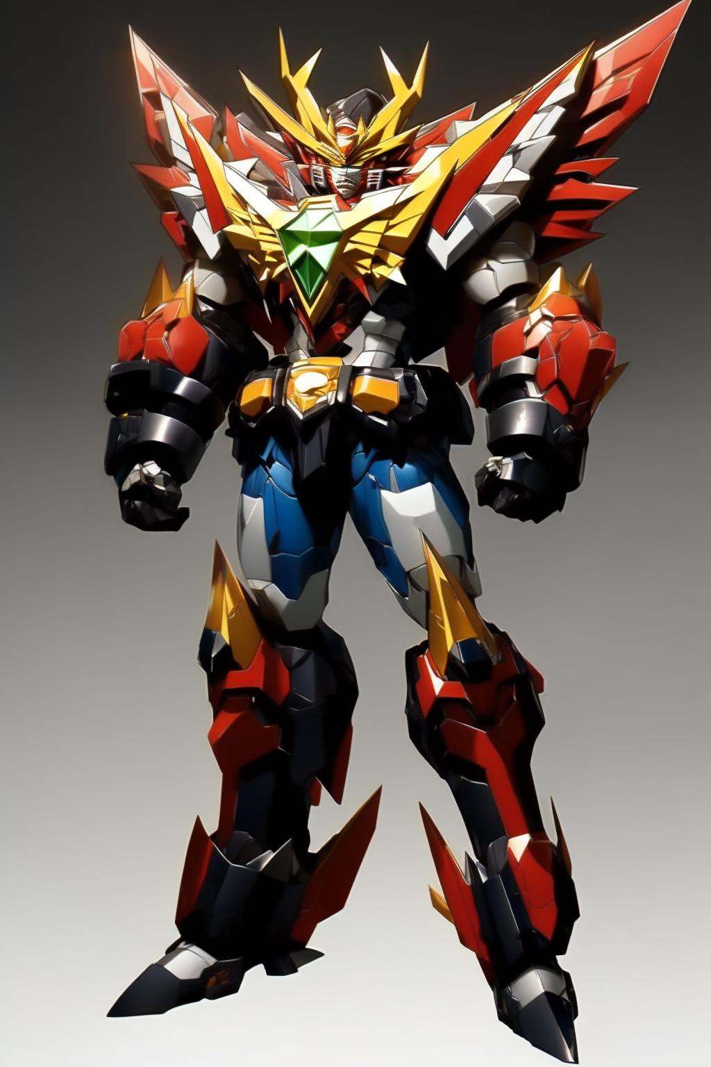 ((masterpiece)),  a (((super robot))) with sleek and menacing design,  mecha on Tensor.Art
