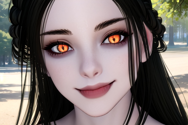 1 girl,  close up,  smile on Tensor.Art