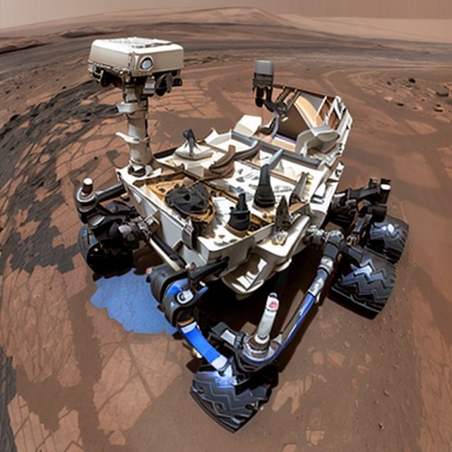 curiosity mars rover on the mars,  CURIOSITY on Tensor.Art