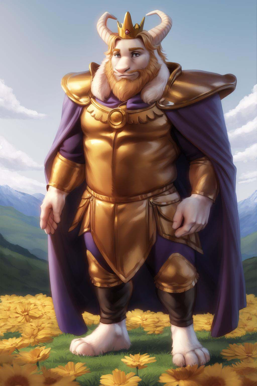asgore,  plump,  bara on Tensor.Art