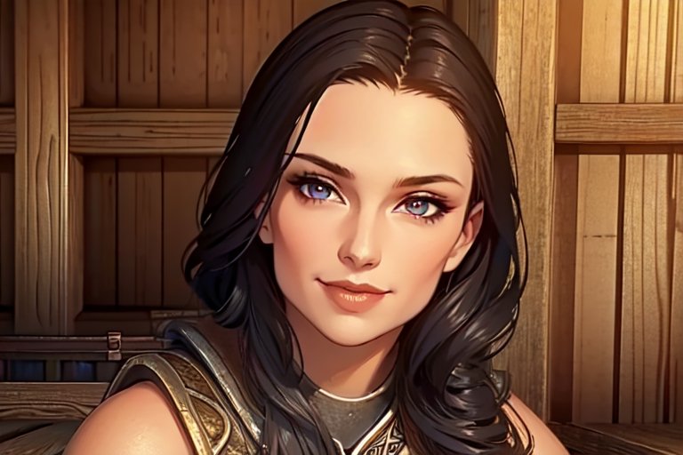 1 girl,  close up,  smile on Tensor.Art