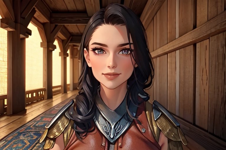 1 girl,  close up,  smile on Tensor.Art