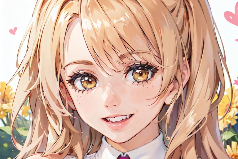 1 girl,  smile,  close up on Tensor.Art