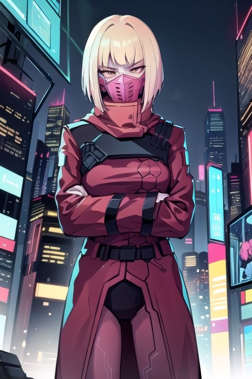 1 girl,  close up,  cyberpunk on Tensor.Art