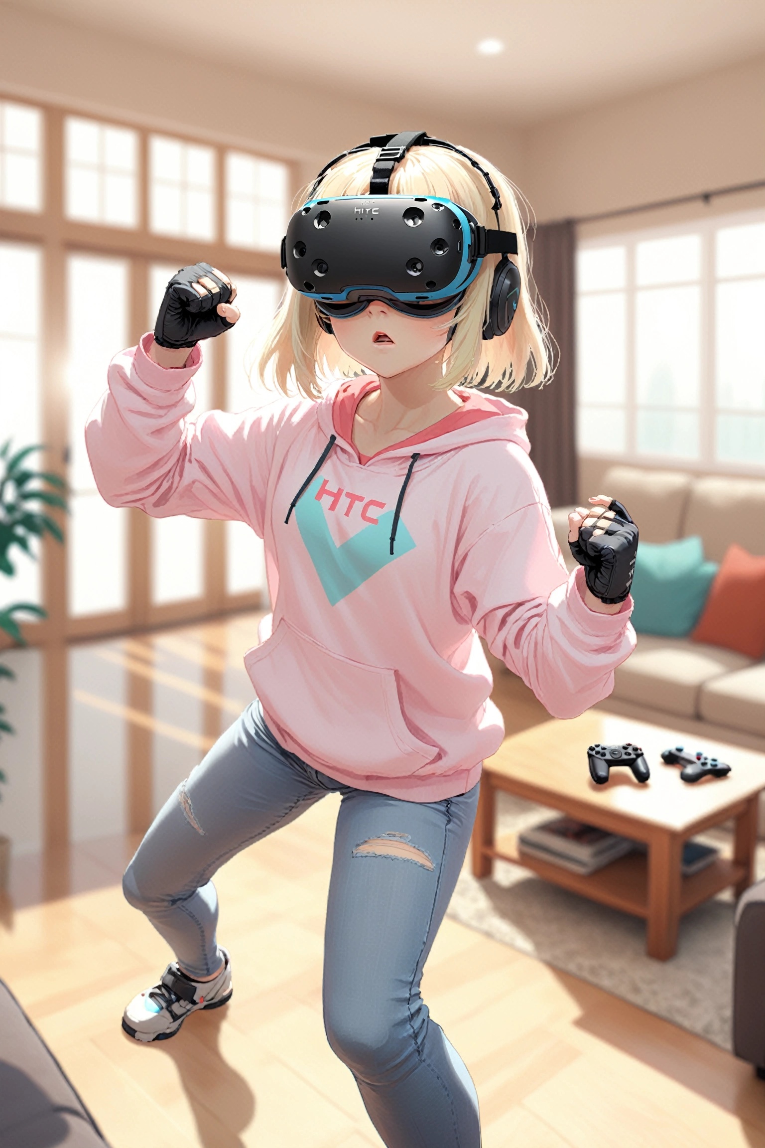 anime,  pastel color,  1girl on Tensor.Art