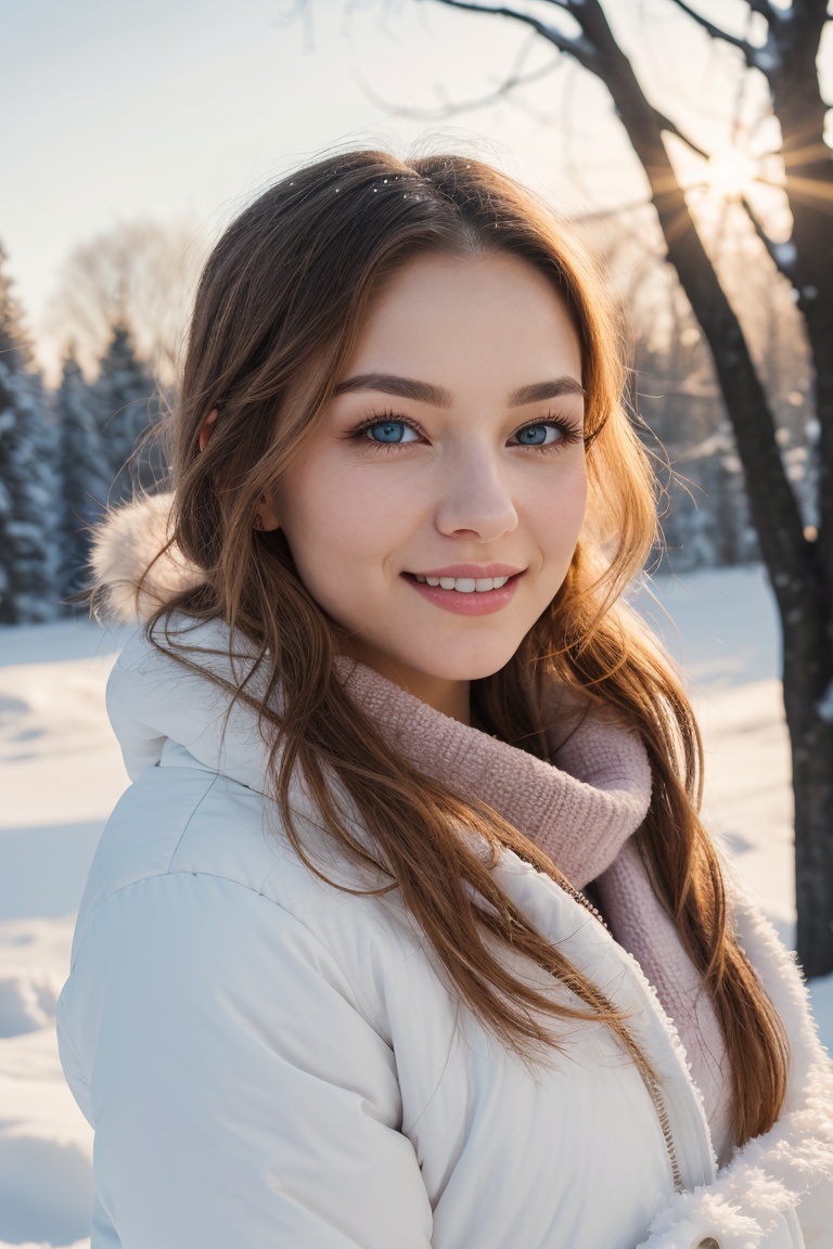ultra-detailed,  portrait,  beautiful and smiling caucasian woman on Tensor.Art