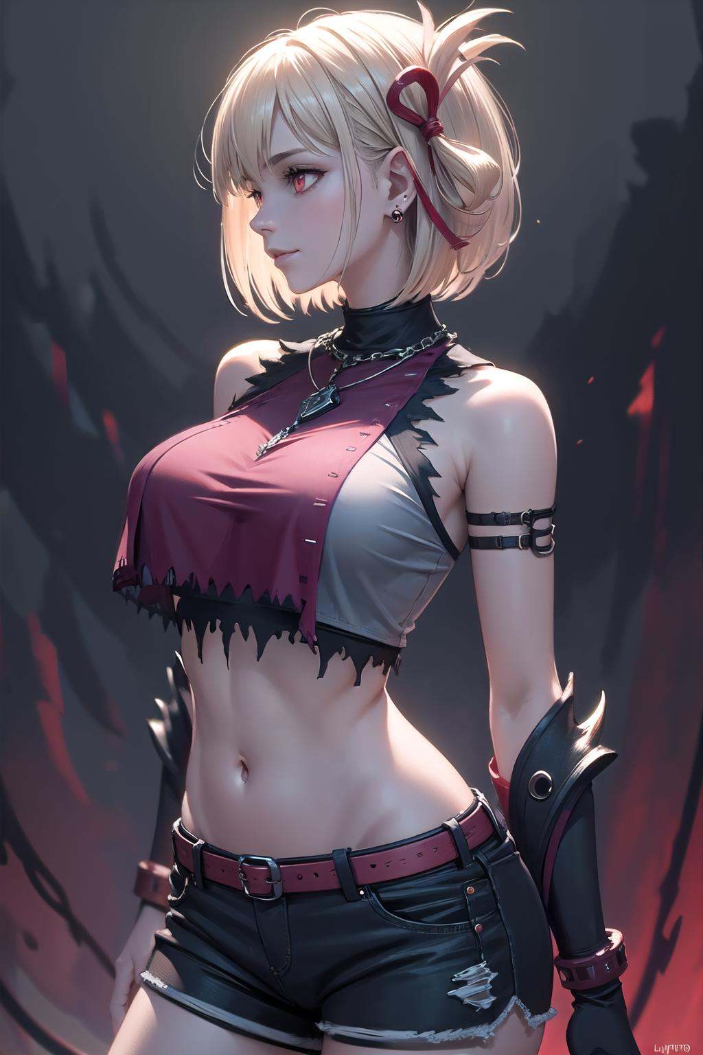 1girl,  solo,  light smile on Tensor.Art