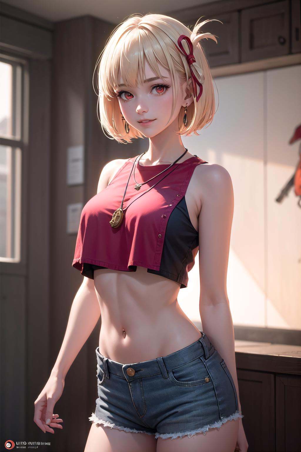 1girl,  solo,  light smile on Tensor.Art