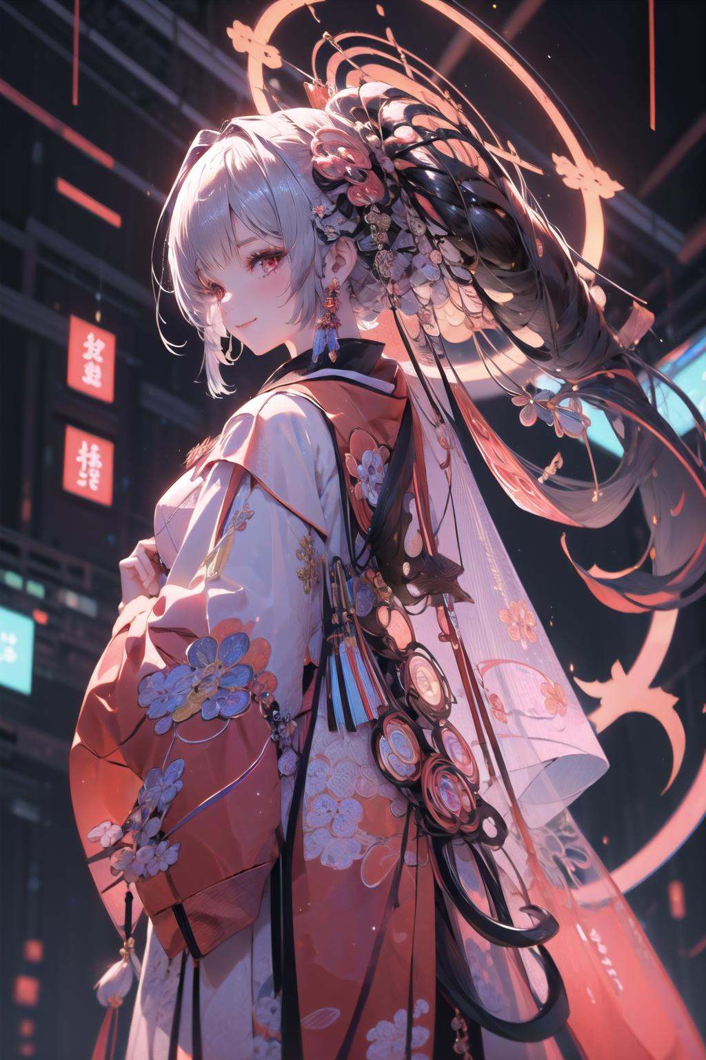 1girl,  solo,  light smile on Tensor.Art