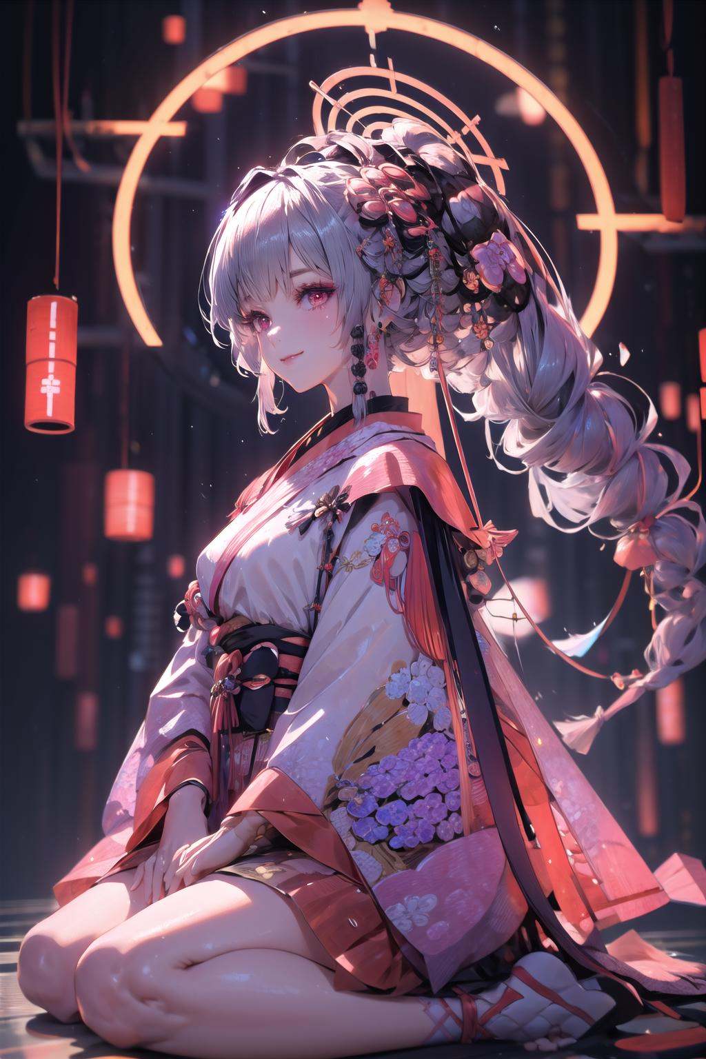 1girl,  solo,  light smile on Tensor.Art