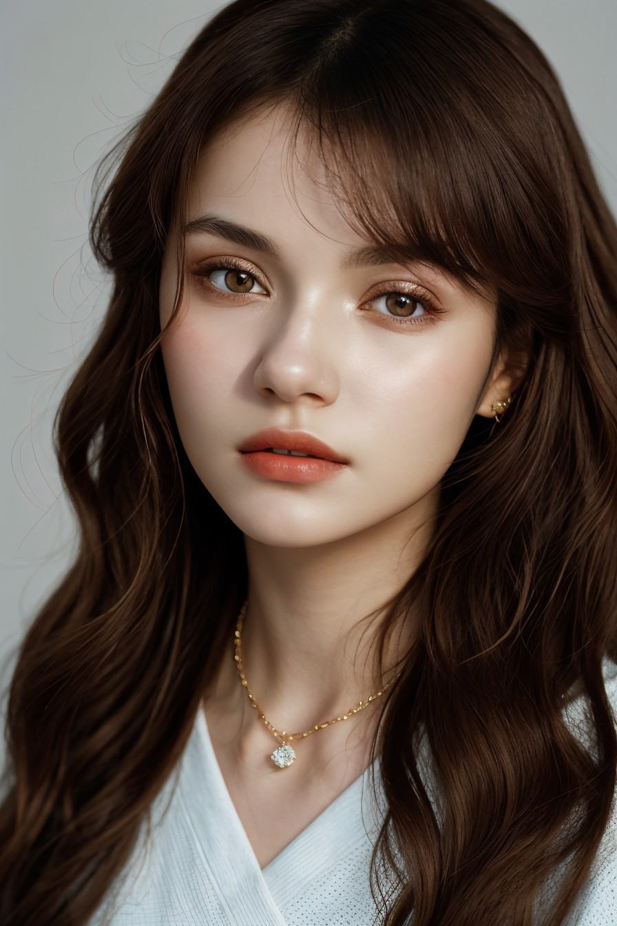 photo of Lena ,  focus on eyes,  close up on face on Tensor.Art
