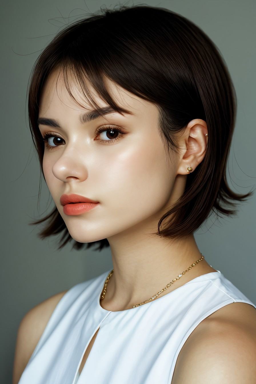 photo of Lena ,  focus on eyes,  close up on face on Tensor.Art