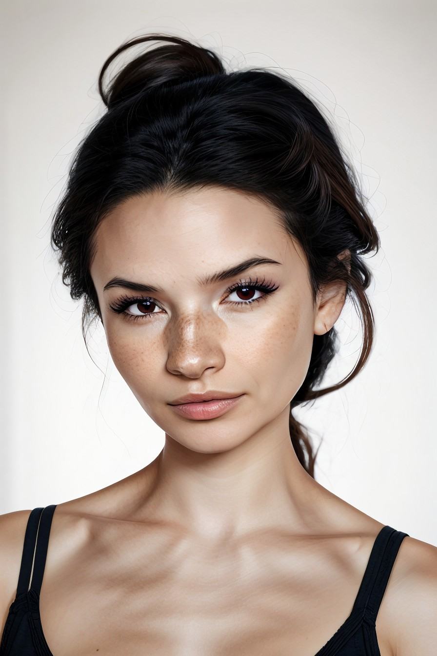 vexel style portrait of realistic photo of AliceGreczyn,  face,  eyes on Tensor.Art