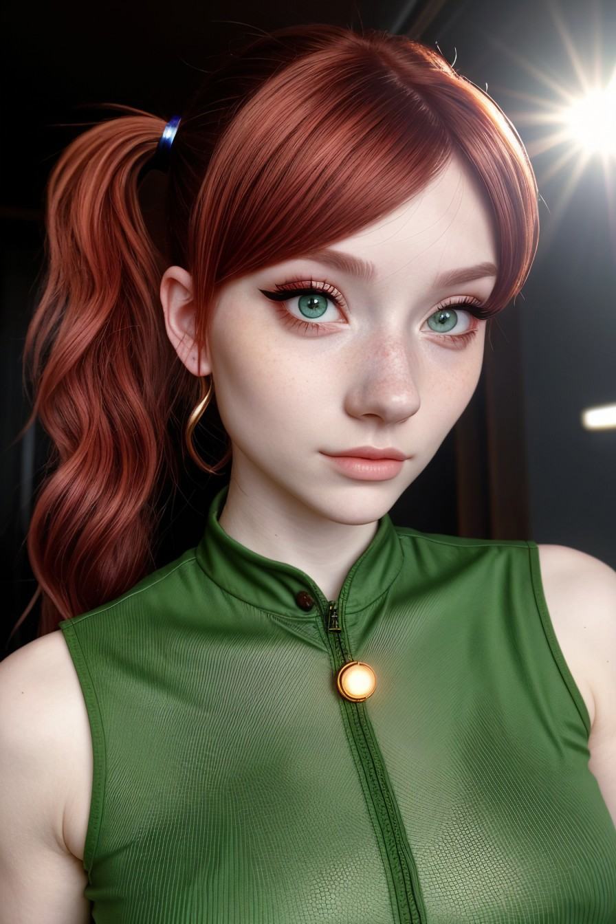 realistic photo of LiluCinnamon,  focus on eyes,  close up on face on Tensor.Art