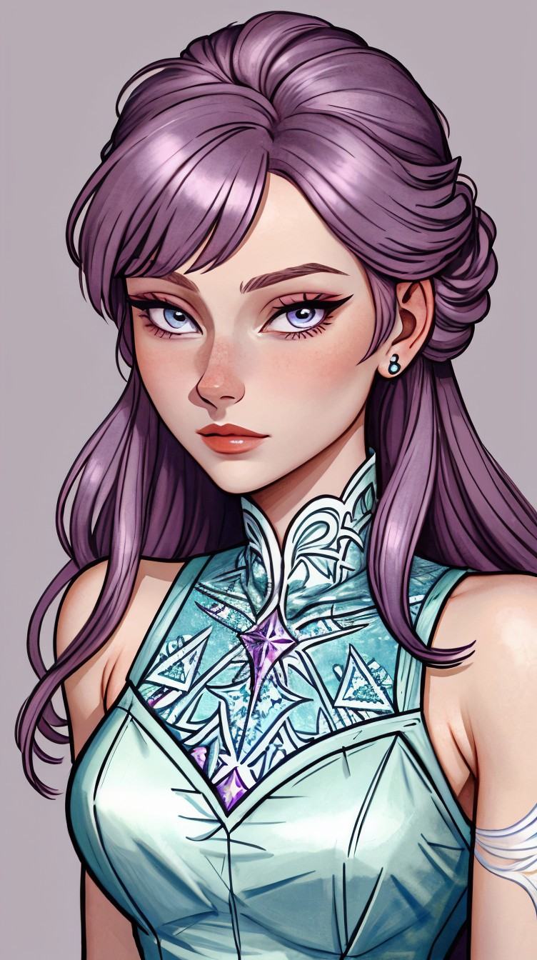 LiluCinnamon,  focus on eyes,  close up on face on Tensor.Art