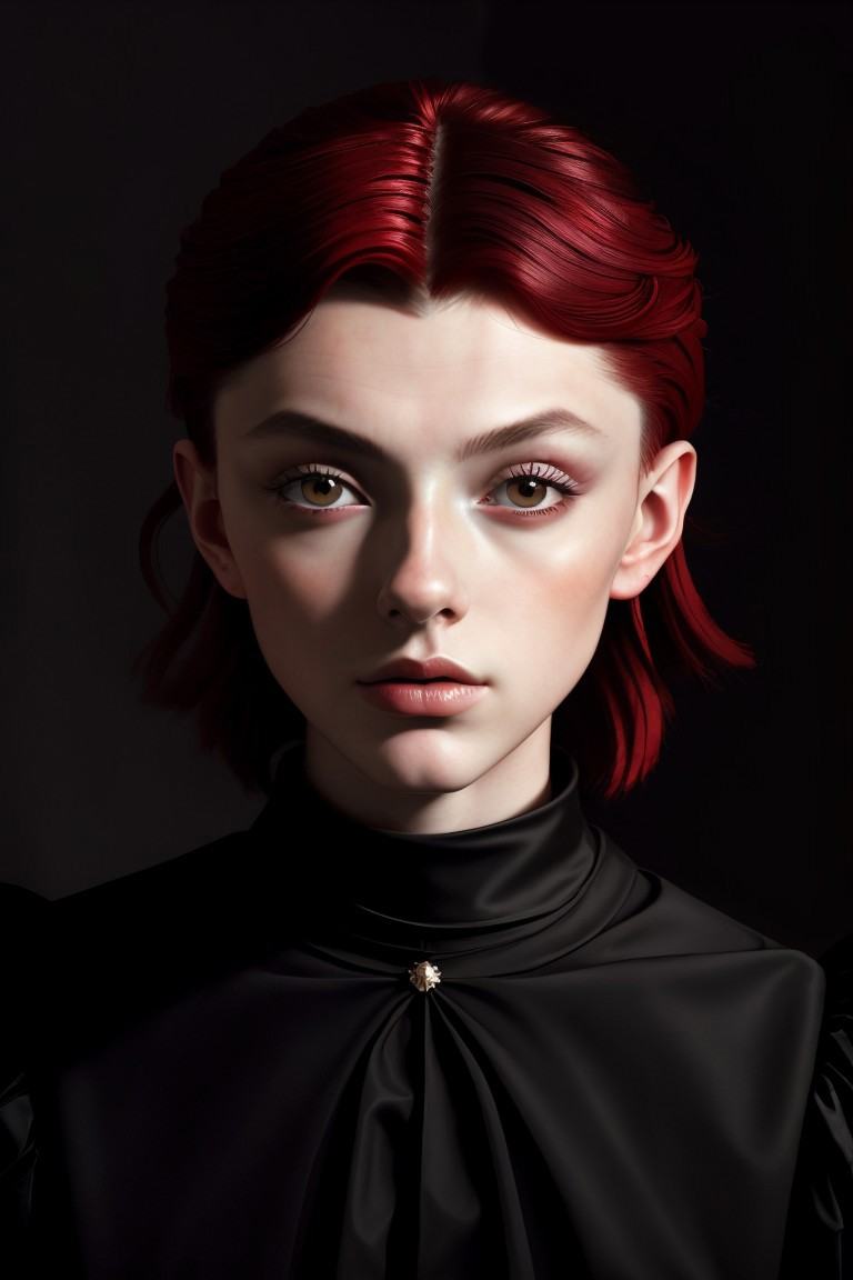 SavannahRaeDemers,  focus on eyes,  close up on face on Tensor.Art