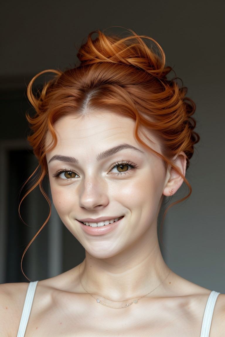 photo of SavannahRaeDemers,  focus on eyes,  close up on face on Tensor.Art