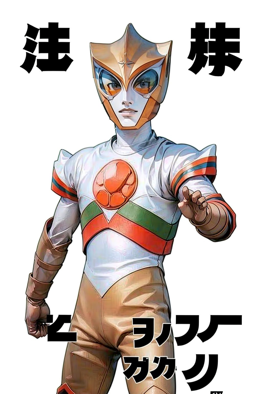 (masterpiece:1.3), (the best quality:1.2), (super fine illustrations:1.2), (Masterpiece), high quality, high detail,((white background:1.2)), looking at viewer, (SOLO:1.4),outline,,simple background, tri fighter,armor, bodysuit, boots, helmet,tri fighter