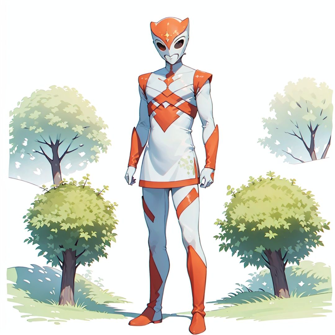 (masterpiece:1.3), (the best quality:1.2), (super fine illustrations:1.2), (Masterpiece), high quality, high detail,((white background:1.2)), looking at viewer, (SOLO:1.4),outline,,simple background, gloves,boots,armor,bodysuit,mask,helmet,gloves