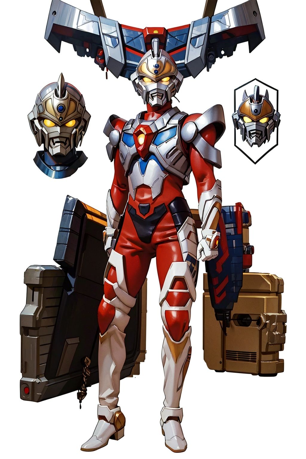 (masterpiece:1.3), (the best quality:1.2), (super fine illustrations:1.2), (Masterpiece), high quality, high detail,((white background:1.2)), looking at viewer, (SOLO:1.4),outline,,simple background, boots,gauntlets,mask,shoulder armor,breastplate,armor,bodysuit, cover, helmet, mecha,boots