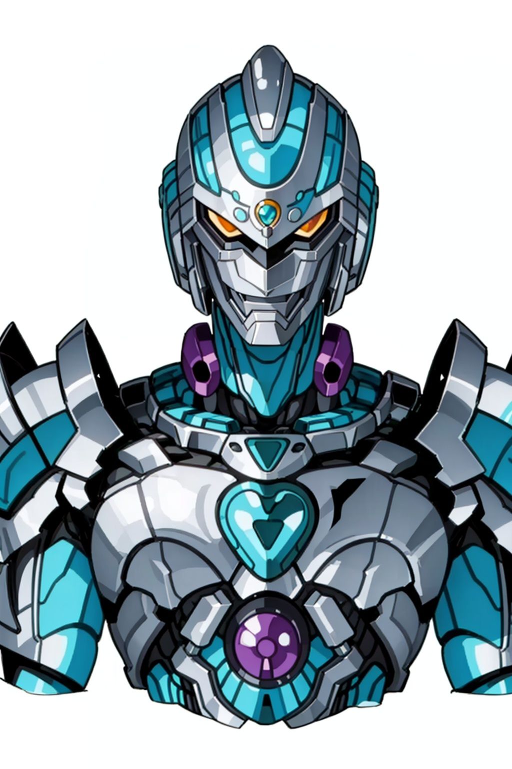 (masterpiece:1.3), (the best quality:1.2), (super fine illustrations:1.2), (Masterpiece), high quality, high detail,((white background:1.2)), looking at viewer, (SOLO:1.4),outline,,simple background, helmet,mask,cover,gauntlets,shoulder armor,armor,breastplate, robot,mecha,helmet