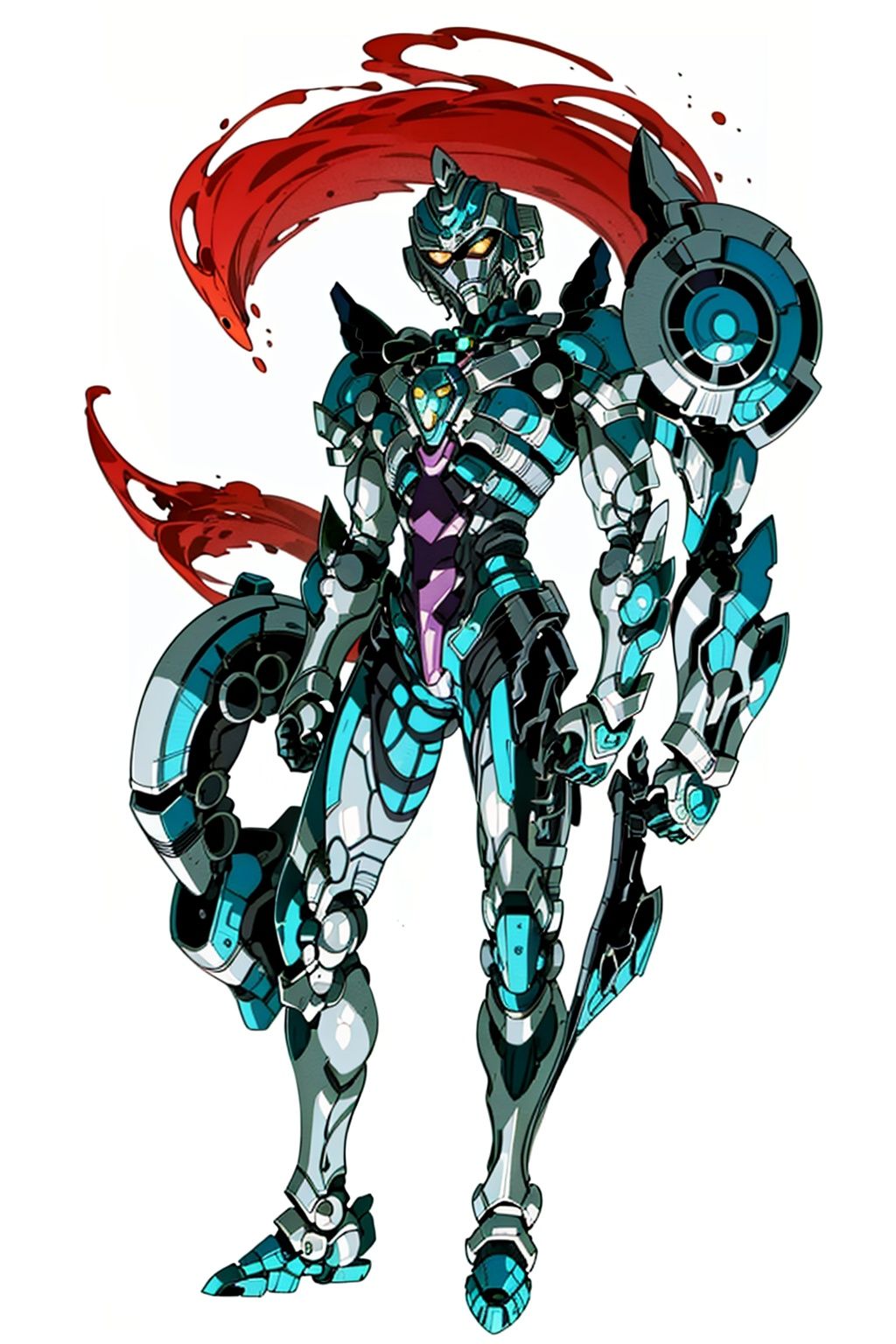 (masterpiece:1.3), (the best quality:1.2), (super fine illustrations:1.2), (Masterpiece), high quality, high detail,((white background:1.2)), looking at viewer, (SOLO:1.4),outline,,simple background, helmet,mask,cover,gauntlets,shoulder armor,armor,breastplate, robot,mecha,helmet
