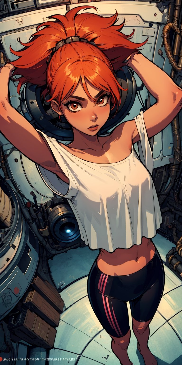 Edward,  midriff,  orange hair on Tensor.Art