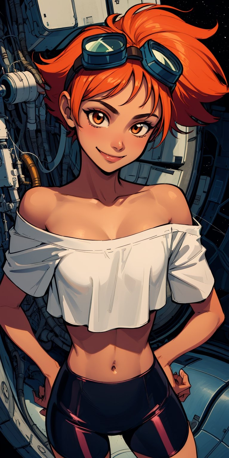 Edward,  midriff,  orange hair on Tensor.Art