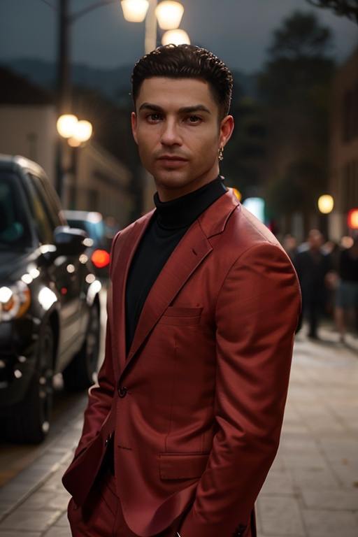 cinematic photo cinematic film still r0n4ld0,wearing pink suit, male focus, black hair, jewelry, facial hair, looking at viewer, <lora:r0n4ld0-04:0.8> . shallow depth of field, vignette, highly detailed, high budget Hollywood movie, bokeh, cinemascope, moody, epic, gorgeous, film grain, grainy . 35mm photograph, film, bokeh, professional, 4k, highly detailed