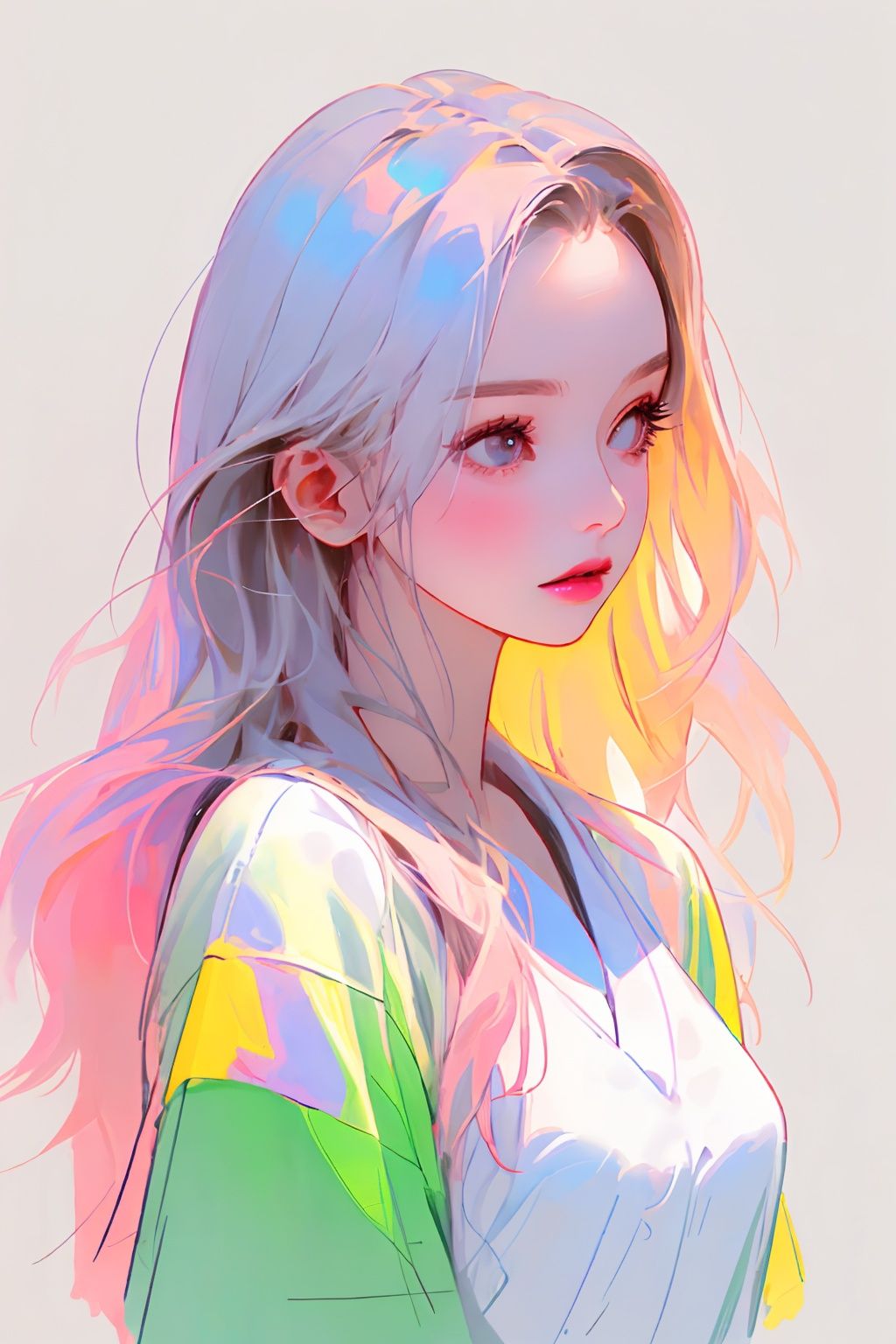 1girl,<lora:neon_v1:0.8>,upper body,