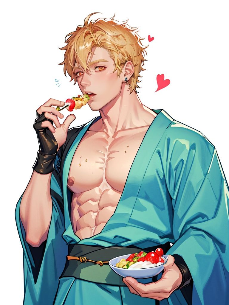 kunxi,  1boy,  blonde hair on Tensor.Art