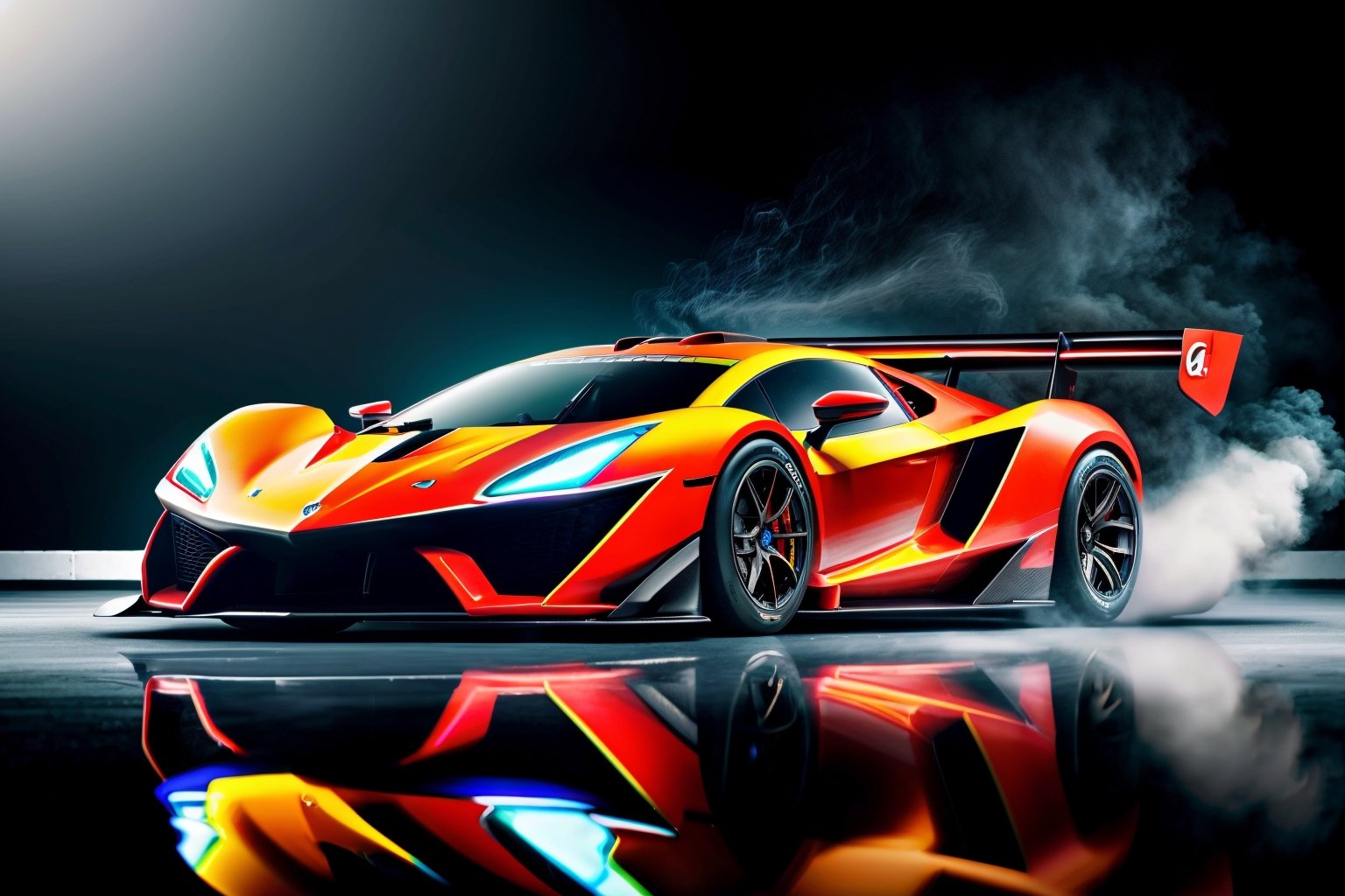 (best quality,  highres),  a super car by Shopon_skp on Tensor.Art