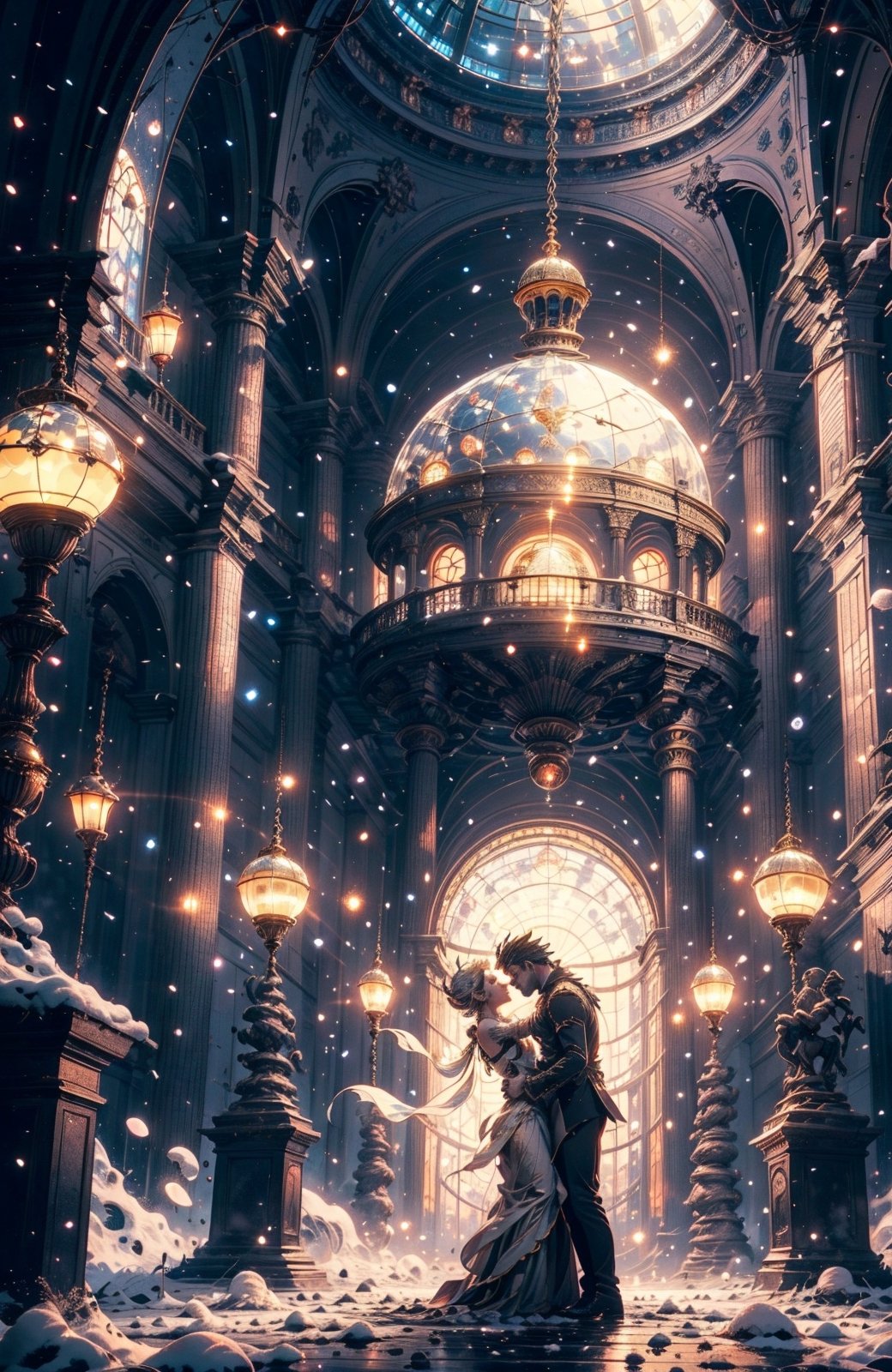 a realm fantasy,  a majestic red castle with Byzantine-style architecture,  adorned with intricate various accents that sh...