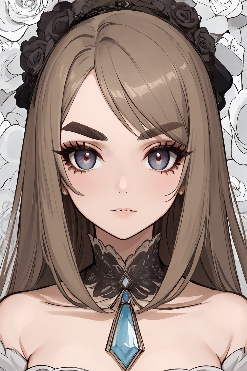 (hyper detailed),  Focus on neutral tones,  well-defined eyebrows by mooyou on Tensor.Art