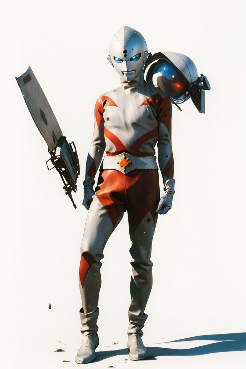 (masterpiece:1.3), (the best quality:1.2), (super fine illustrations:1.2), (Masterpiece), high quality, high detail,((white background:1.2)), looking at viewer, (SOLO:1.4),outline,,simple background, bodysuit,boots, armor, gloves,helmet,bodysuit