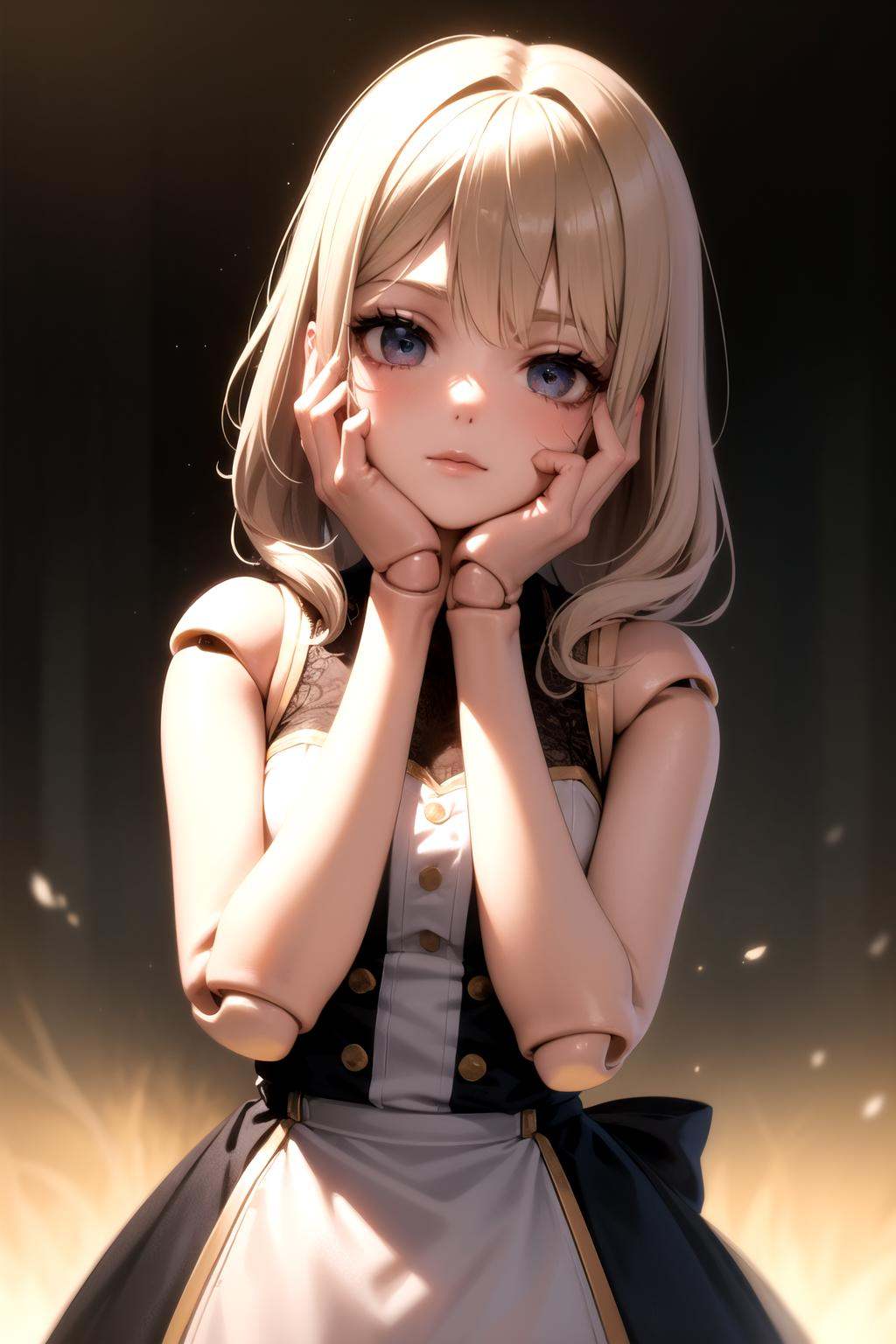 1girl,  doll joints,  upper body on Tensor.Art