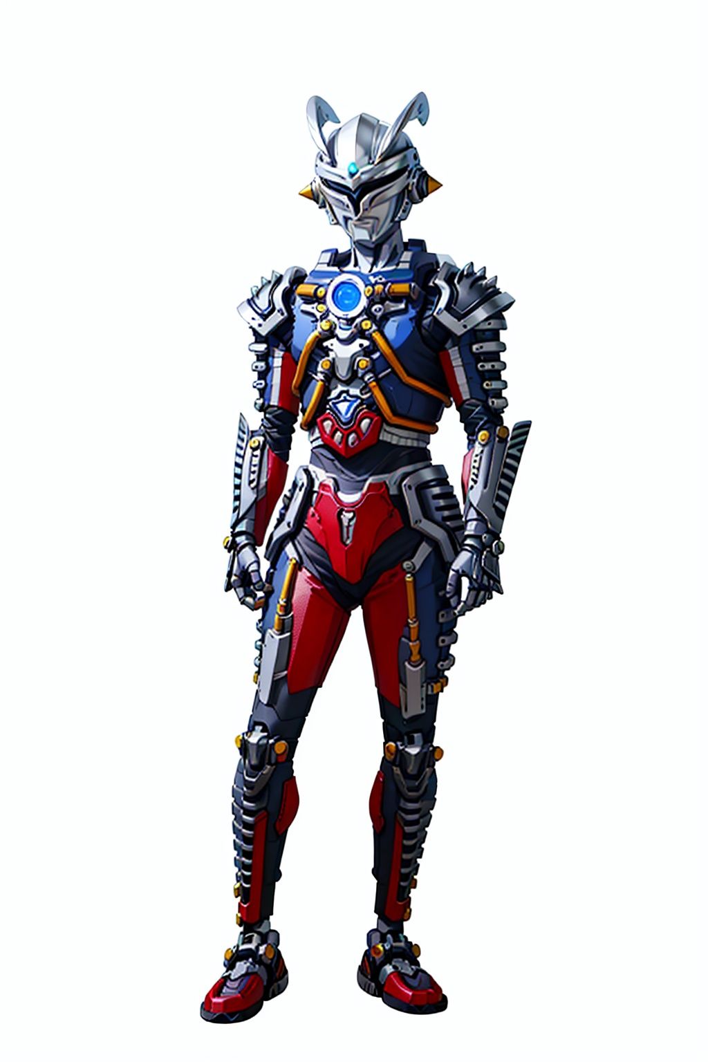 (masterpiece:1.3), (the best quality:1.2), (super fine illustrations:1.2), (Masterpiece), high quality, high detail,((white background:1.2)), looking at viewer, (SOLO:1.4),outline,,simple background,robot, pauldrons, spikes, horns, mecha,gloves,armor,full armor,helmet,mask,cover,gauntlets,shoulder armor,breastplate,mecha,